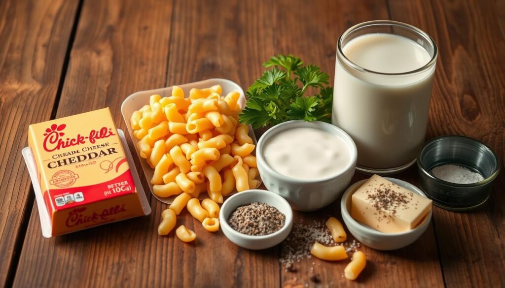 Chick-fil-A Mac and Cheese Ingredients