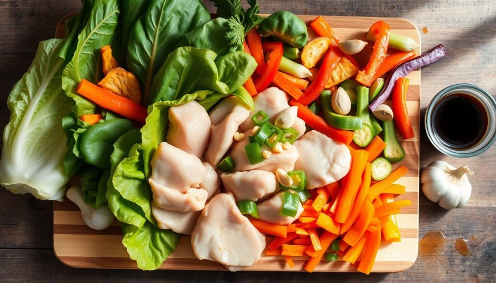 Chicken Cabbage Stir Fry Ingredients