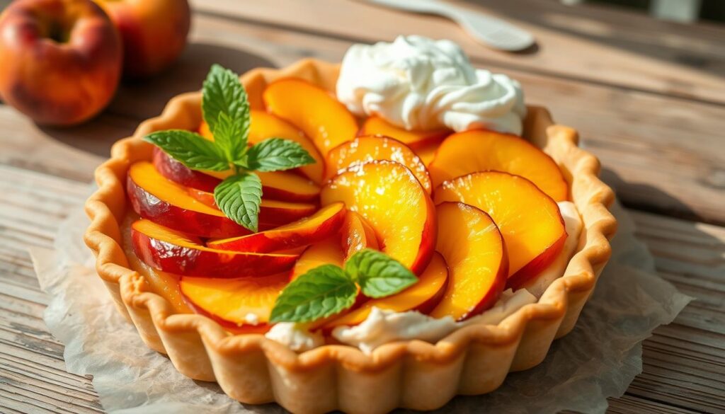 No Bake Fresh Peach Pie