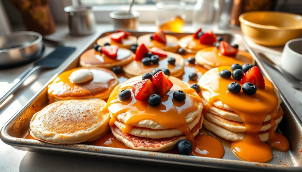 Sheet Pan Pancakes Cooking Method