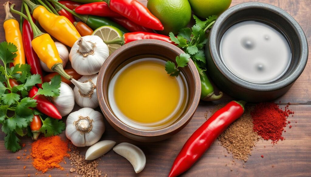 Traditional Mexican Marinade Ingredients