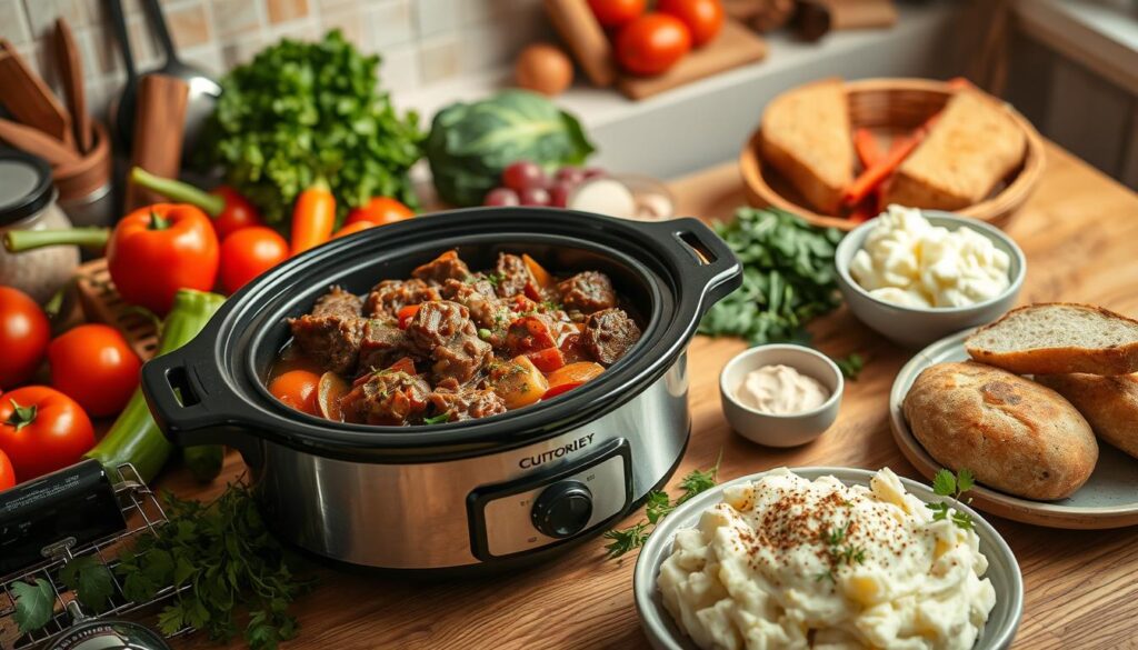 chop meat crock pot recipes