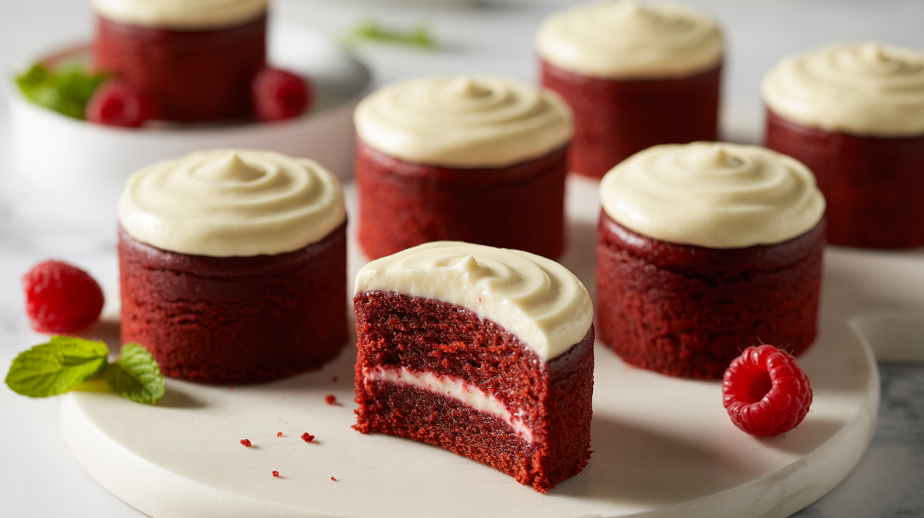 Mini Red Velvet Cakes
